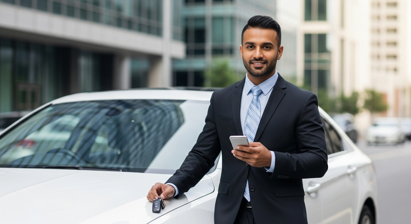 Professional chauffeur service in Mysuru, Karnataka - ES Drive Care driver opening car door